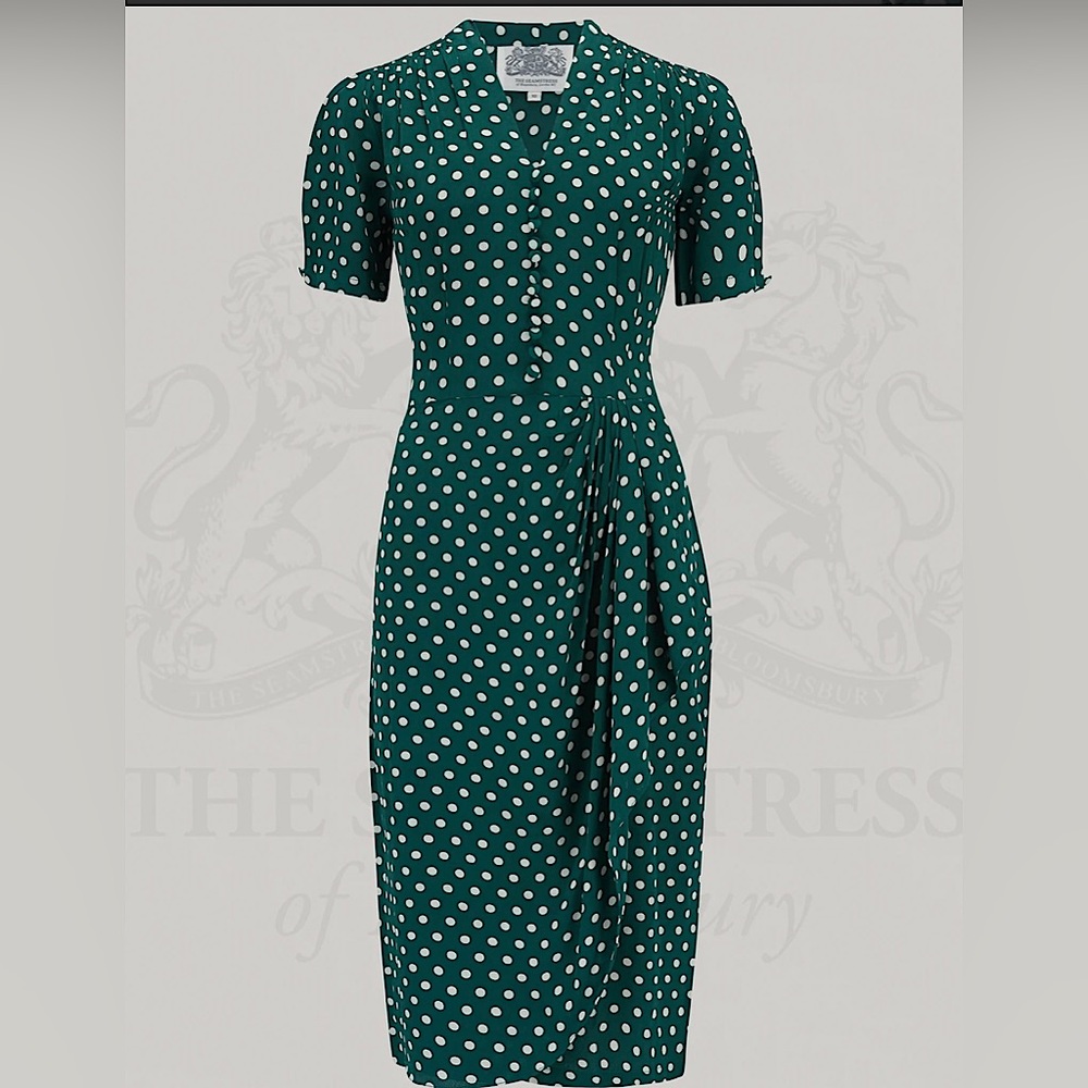 MABEL WATERFALL DRESS BY SEAMSTRESS OF BLOOMSBURY 💚